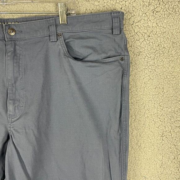 Duluth Trading Co Pants Men’s 44x30 Blue Ballroom Relaxed Fit - Picture 3 of 9